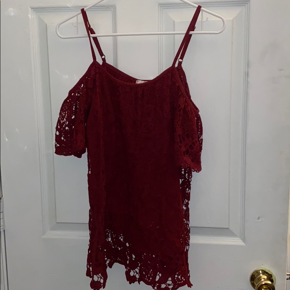 Off the shoulder shirt